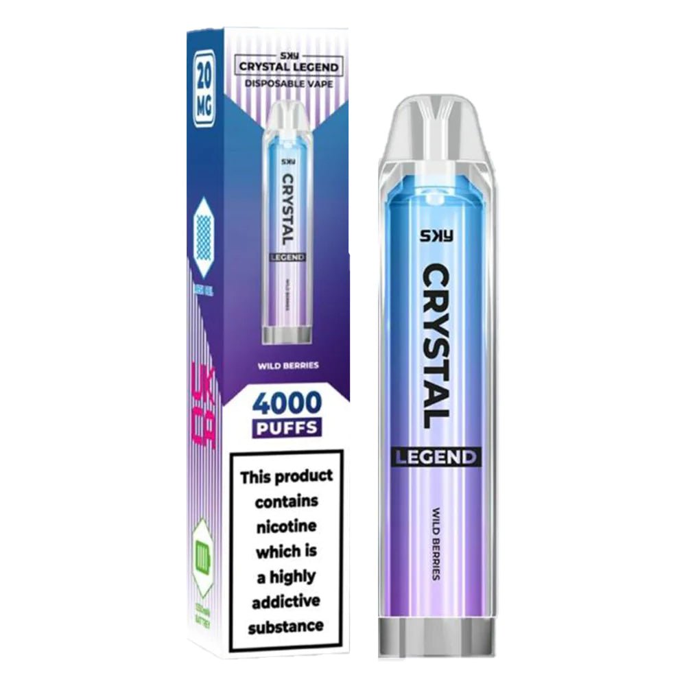 crystal legend 4000 puffs disposable vape crystal pro crystal pods crystal bar pro ske crystal plus crystal pro 4000 the crystal pro the crystal pro max 4000 wild berries 