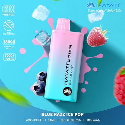 Hayati Duo Mesh 7000 Puffs Disposable Vape Bar Pod Kit