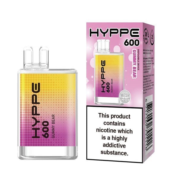 Hyppe 600 Crystal Disposable Vape Puff Pod - Box of 10