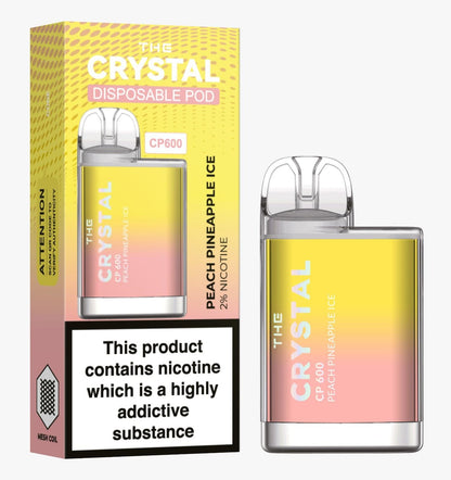 Crystal CP600 Disposable Vape Puff Bar Box of 10