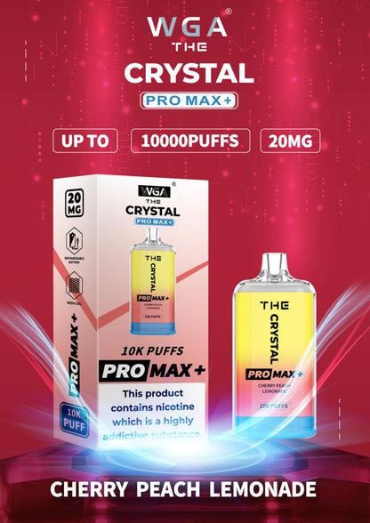 Crystal Pro Max + 10000 Disposable Vape Puff Device