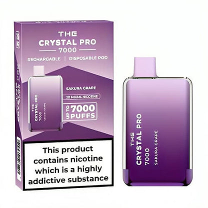 Crystal Pro Max 7000 Puffs Disposable Vape Pod Kit