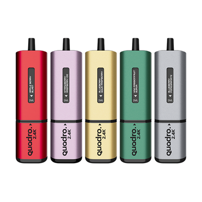 Quadro 2.4K 4 in 1 Pod Vape Kit 2400 Puffs - 20mg