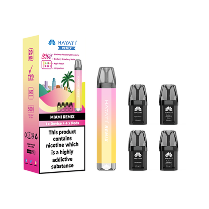 Hayati Remix 4 in 1 2400  Vape 2400 Puffs - 20mg