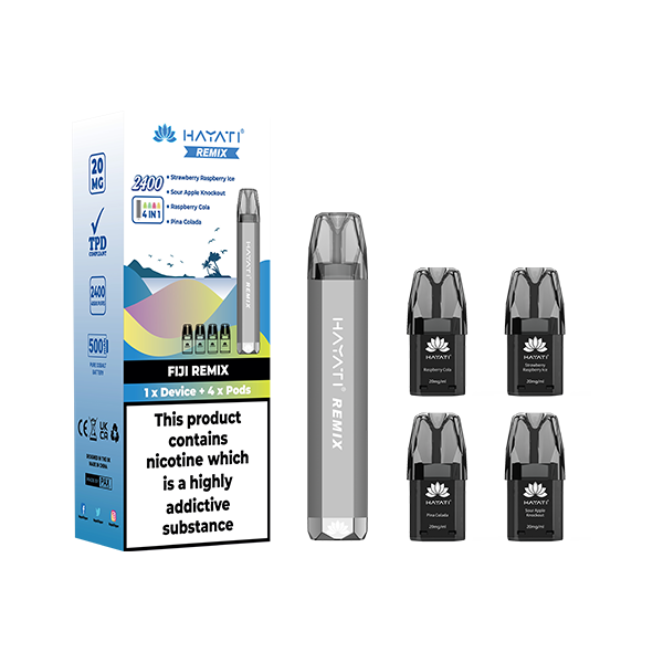 Hayati Remix 4 in 1 2400  Vape 2400 Puffs - 20mg