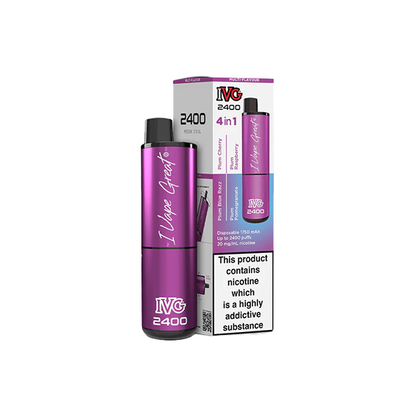 I VG 2400 Disposable Vapes 2400 Puffs - 4 in 1 Multi-Edition - 20mg